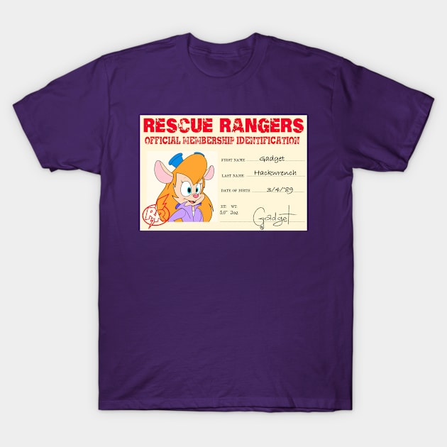 Gadget: Rescue Rangers I.D. T-Shirt by Nick Mantuano Art